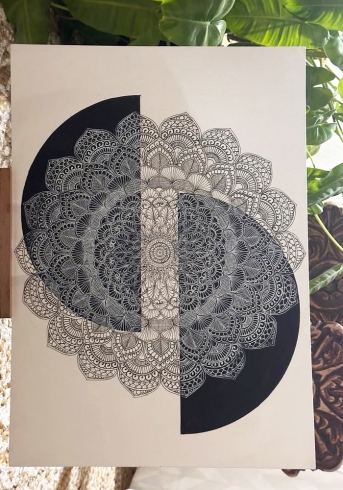 Equinox Mandala: Balance in Bloom ( Original )